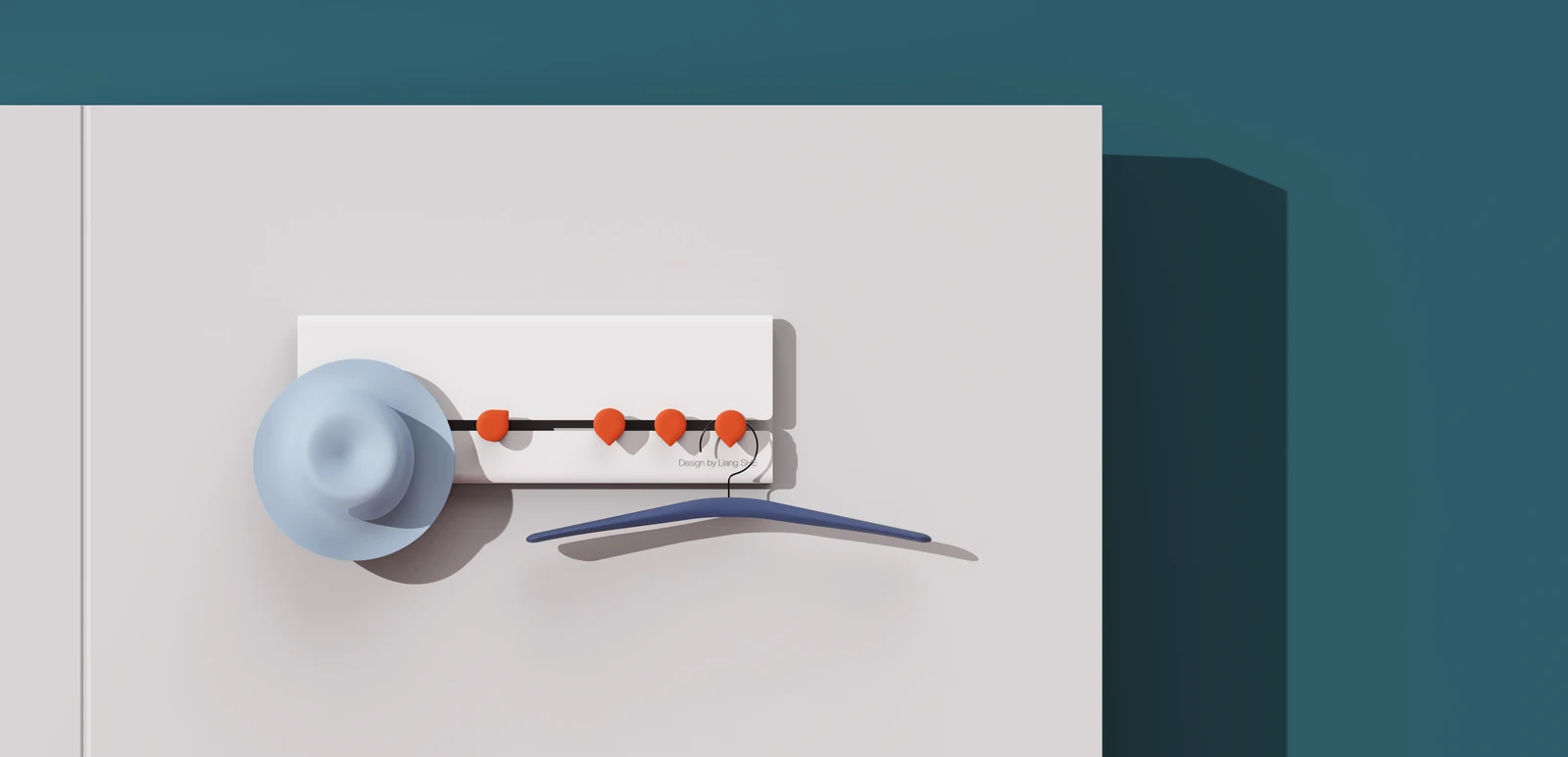 壁挂收纳设计 / Wall-mounted storage design
